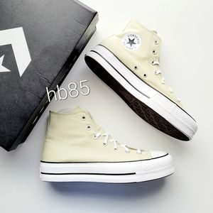 Converse CTAS Lift Hi Olive Aura White Black Women's 10.5